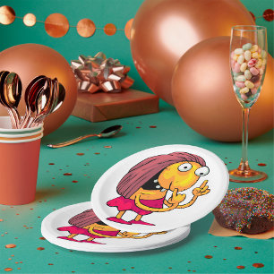 Strange Woman Paper Plates