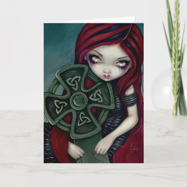 "Strangely Lonely" Greeting Card (Front)