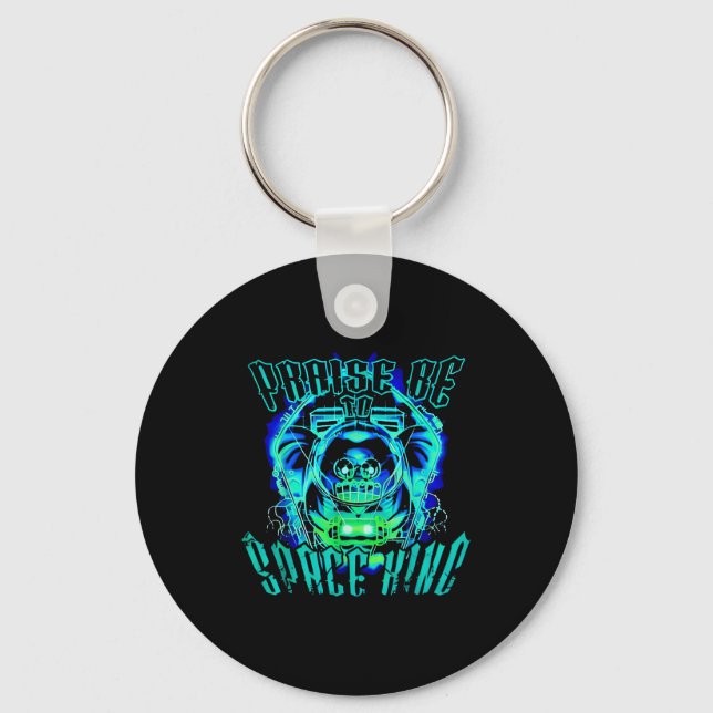 Stranger 67 Things Funny Six Seven Meme Checkered  Key Ring (Front)