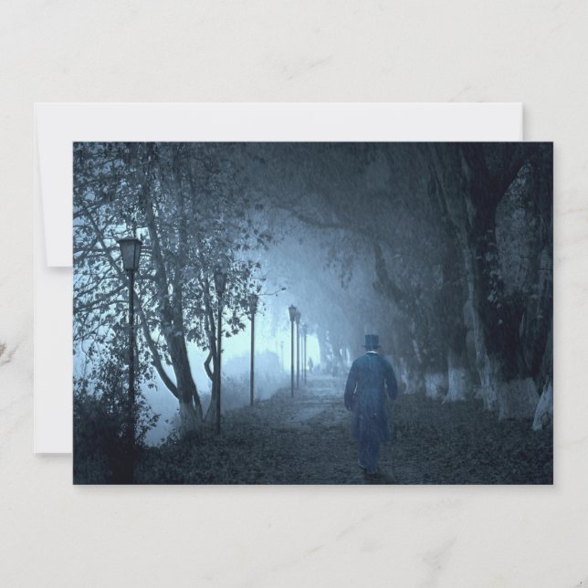 Stranger in the Park in Night Fog (Front)