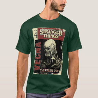Strangerhings 4 Vecna Comic Book Cover friends T-Shirt