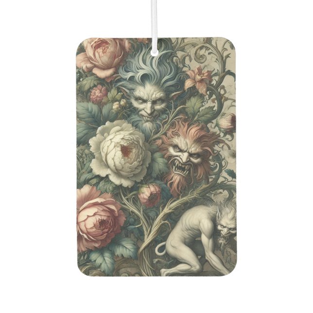 Strangers in the Park at Night – Gothic Victorian Car Air Freshener (Front)