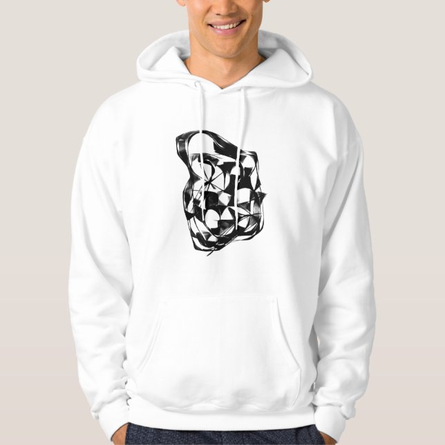 StrangeTshirt WeirdArt AbstractDesign UniqueS Hoodie (Front)