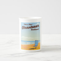 Stranraer Scotland vintage travel poster