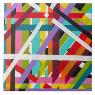 Strapped 6 x 6 Ceramic Tile