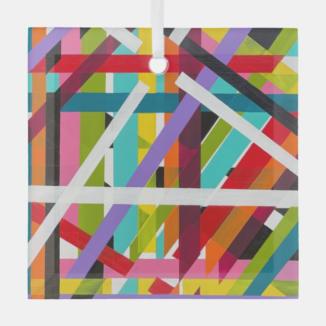 Strapped Metal Ornament (Front)