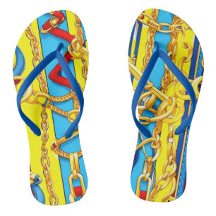 STRAPS, BUCKLES, AND CHAINS DESIGNER COLLAGE THONGS