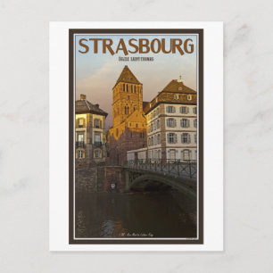 Strasboug - Ill River and St Thomas Postcard
