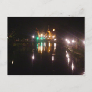 Strasbourg by night postcard
