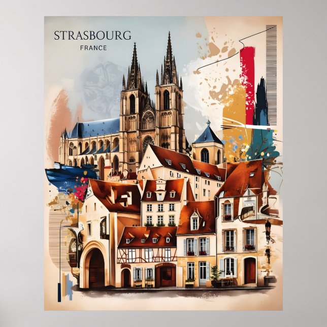 Strasbourg Charm Poster (Front)