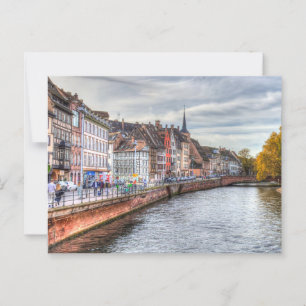 Strasbourg City View Postcard