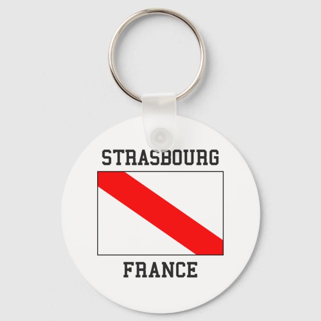 Strasbourg France Key Ring (Front)