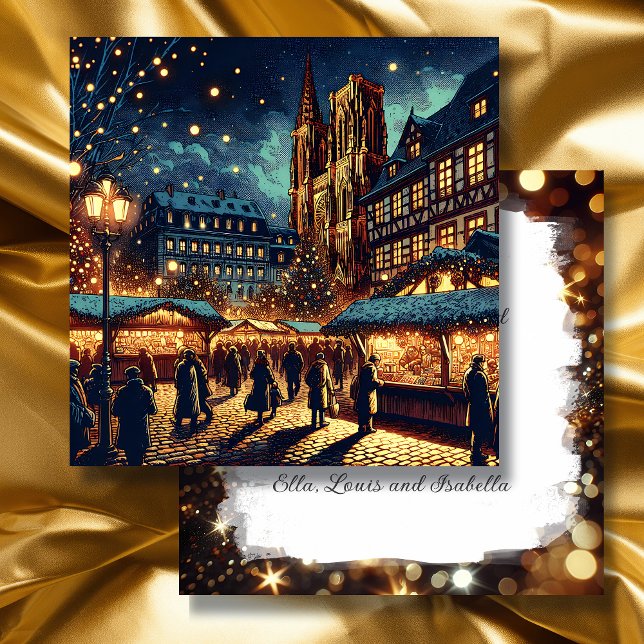 Strasbourg, France | Personalised Christmas Holiday Card (Creator Uploaded)