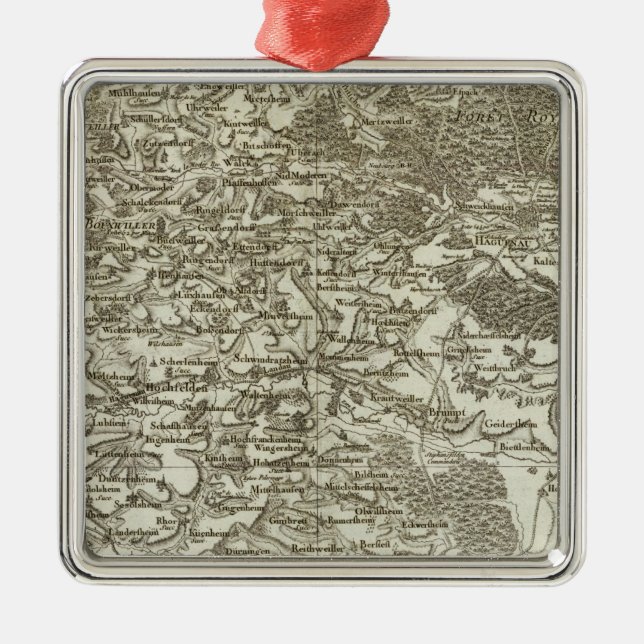 Strasbourg Metal Ornament (Front)