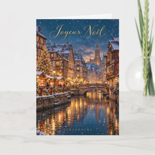Strasbourg Petite France Joyeux Noël Holiday Card