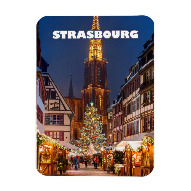 Strasbourg The Capital of Christmas Magnet (Vertical)