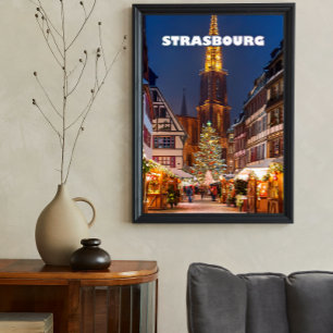 Strasbourg The Capital of Christmas Poster