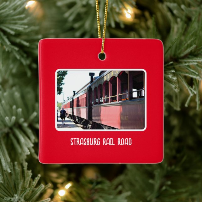 Strasburg Rail Road Train Ornament  (Tree)