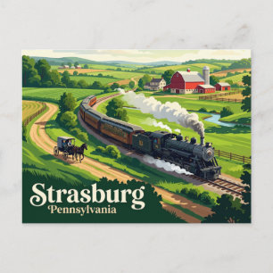 Strasburg USA Postcard