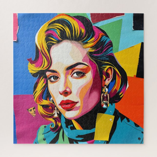 “Strasha” - Gloss Pop Collage Dream Jigsaw Puzzle (Vertical)