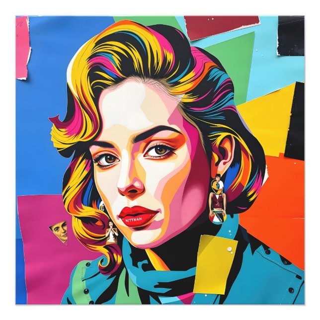 “Strasha” - Gloss Pop Collage Dream Photo Print (Front)