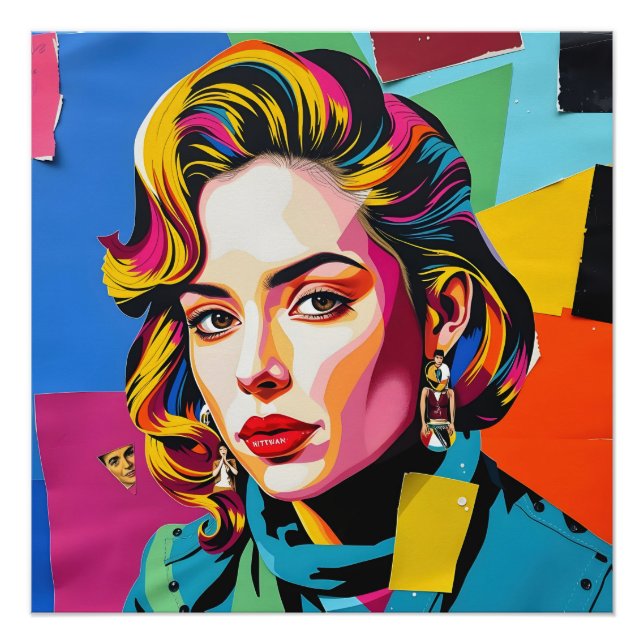 “Strasha” - Gloss Pop Collage Dream Poster (Front)