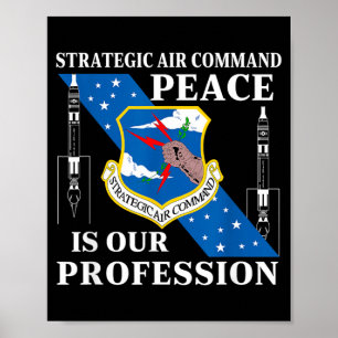 Strategic Air Command USAF Cold War Peace is Poster