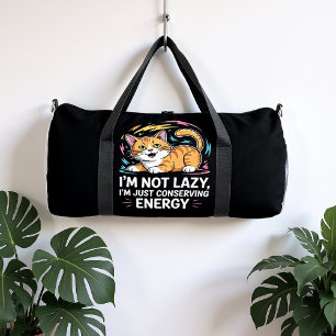 Strategic Energy Conservation Feline Duffle Bag