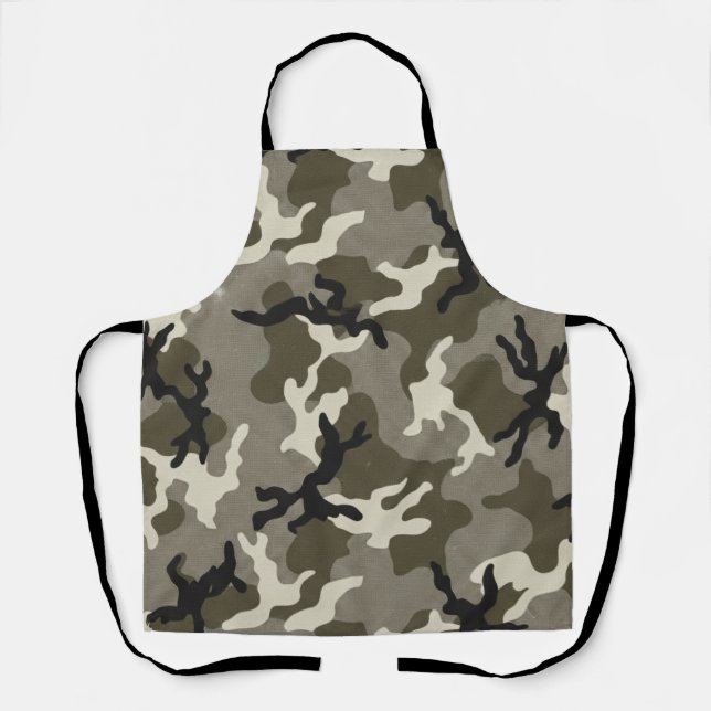 Strategic Military Camouflage Pattern Apron (Front)