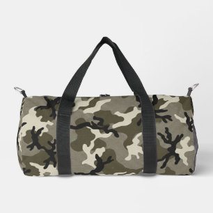 Strategic Military Camouflage Pattern Duffle Bag