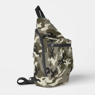 Strategic Military Camouflage Pattern Sling Bag