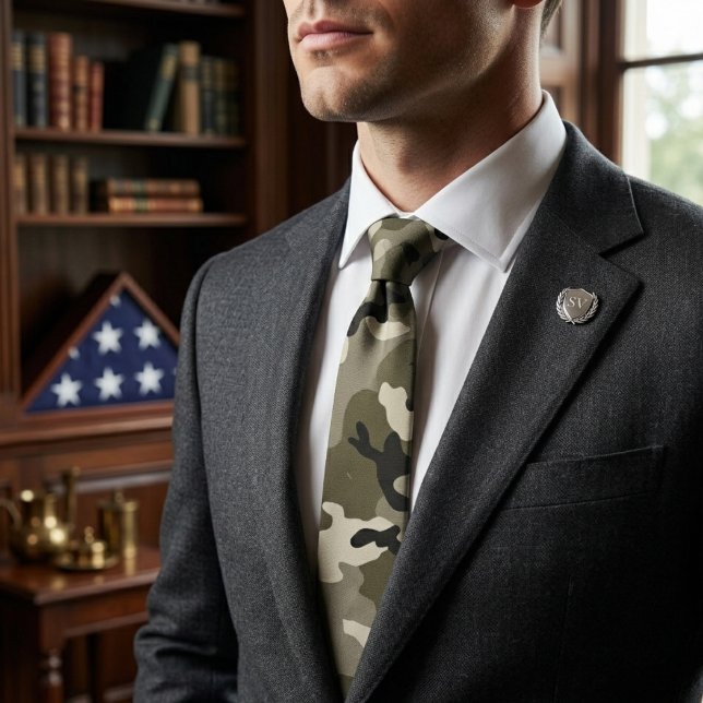 Strategic Military Camouflage Pattern Tie (Creator Uploaded)