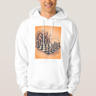 Strategic Moves Chessboard Sketch T-Shirt Hoodie