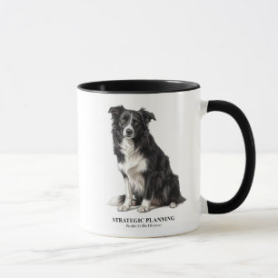 Strategic Planning Border Collie Mug