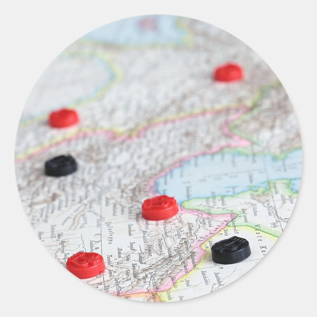 Strategy Classic Round Sticker (Front)