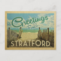 Stratford Connecticut Beach Vintage Travel