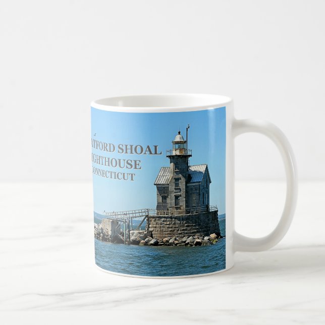 Stratford Shoal Lighthouse, Connecticut Coffee Mug (Right)