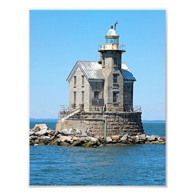 Stratford Shoal Lighthouse, Connecticut Photo Print (Front)