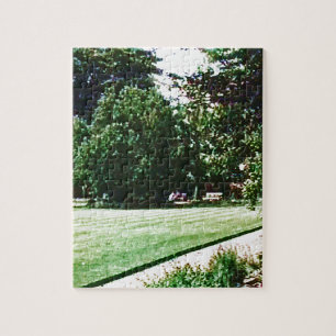 Stratford-upon-Avon England Garden snap-28838 jGib Jigsaw Puzzle