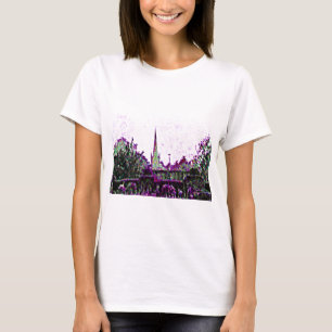Stratford-upon-Avon England Purple Garden jGibney T-Shirt