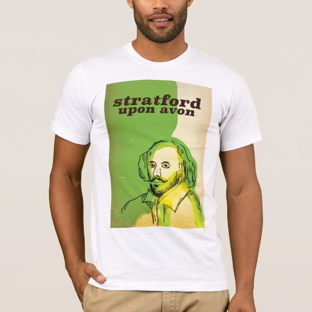 Stratford upon avon old style travel poster T-Shirt (Front)