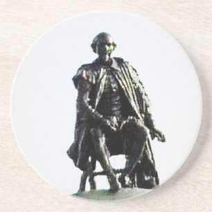 Stratford-upon-Avon Shakespeare Statue jGibney Coaster