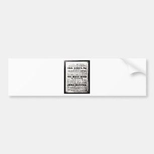 Stratford-upon-Avon Shakespeare's Artifacts3 jGib Bumper Sticker