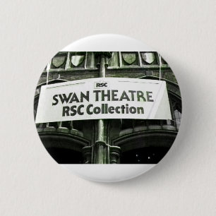 Stratford-upon-Avon Swan Theatre snap-27813 jGibne 6 Cm Round Badge