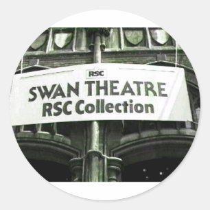 Stratford-upon-Avon Swan Theatre snap-27813 jGibne Classic Round Sticker