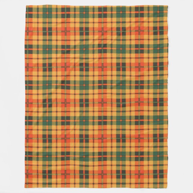 Strathearn clan Plaid Scottish tartan Fleece Blanket (Front)