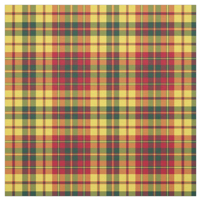 Strathearn District Tartan Fabric (Swatch)