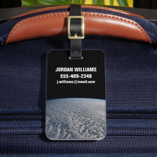 Stratocumulus Clouds Above The Pacific Ocean. Luggage Tag