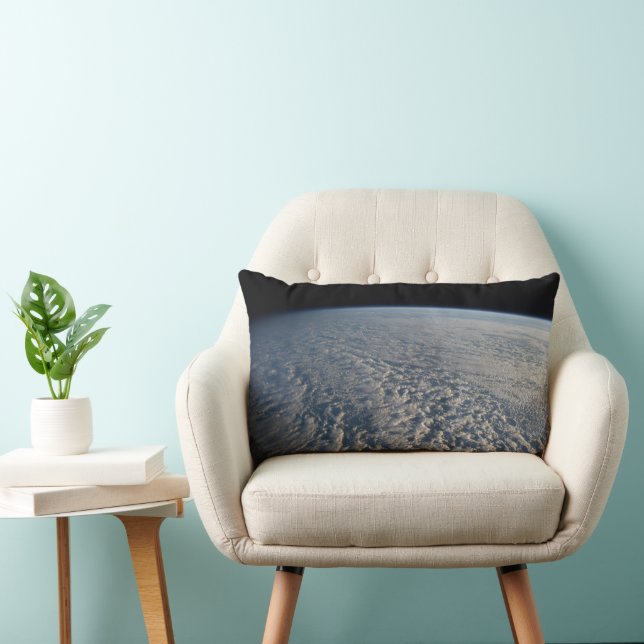 Stratocumulus Clouds Above The Pacific Ocean. Lumbar Cushion (Chair)