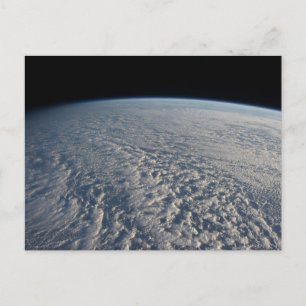 Stratocumulus Clouds Above The Pacific Ocean. Postcard